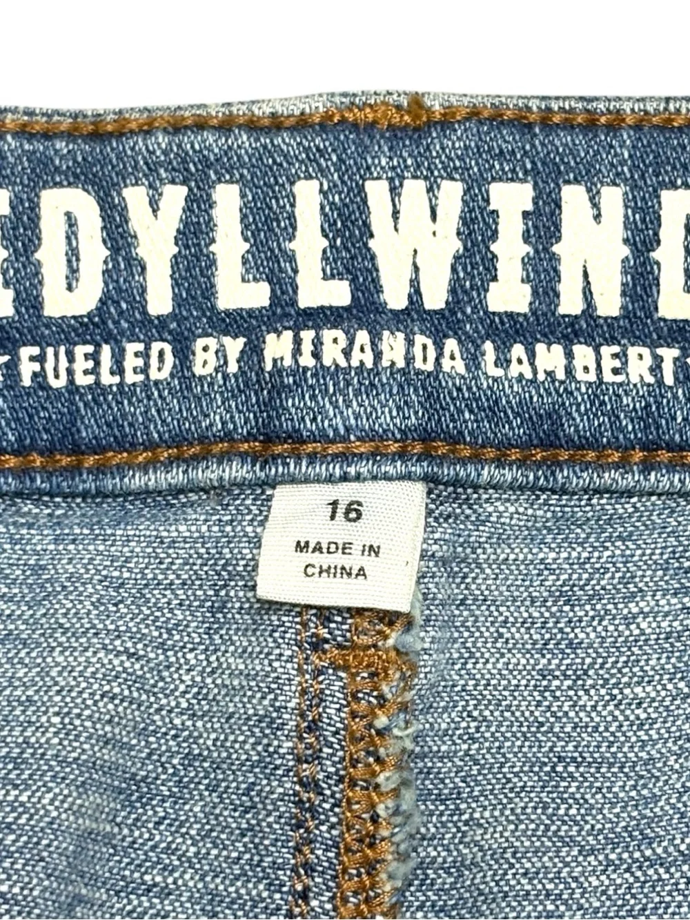 Idyllwind Blue Denim Shorts with Rhinestone Accents